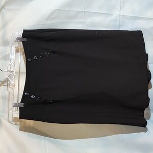 B Wear black skirt size 13